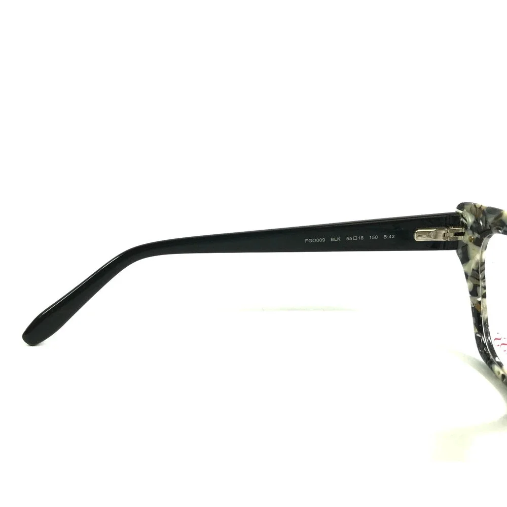 Fit For A Goddess Eyeglasses Frames FGO009 BLK Black Ivory Cat Eye 55-18-150